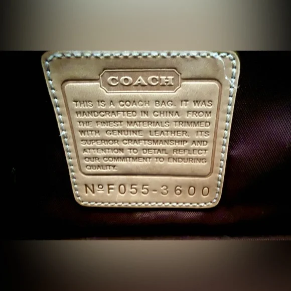 Coach Brown Signature Canvas Satchel (Authentic) - Picture 5 of 7